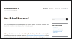 Desktop Screenshot of familienvisum.de